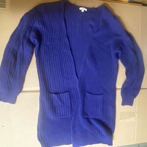 Nordstrom Blue Women's Cardigan Sweater